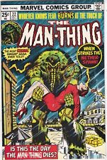 MAN-THING #22 VS. THE NETHER-SPAWN 1973 FINE/VF MARVEL BRONZE picture