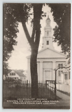 Postcard Universalist Church Showing Sir Christopher Wren Tower Provincetown, MA picture