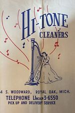 40s Vintage Hi Tone Cleaners Paper Wrapping Bag Royal Oak Michigan Large 32x23