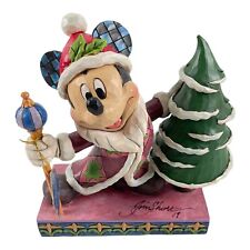 Jim Shore SIGNED Disney Traditions Mickey Jolly Ol' St. Mick Enesco New #6002831 picture