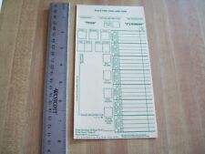 K-MART UN-USED VINTAGE TIMECARD FROM THE LATE 1980's RARE KMART ITEM picture