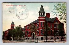 Wausau WI-Wisconsin, Washington School, c1908 Antique Vintage Postcard picture