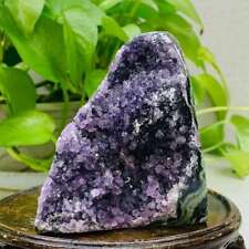 420g Natural Amethyst Geode Mineral Specimen Crystal Quartz Energy Decoration picture