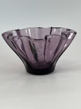 Lenox Organics Amethyst Purple Ruffle Wave Votive Candle Holder No Damage picture