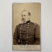 Antique CDV Photograph Civil War Union General William WF Baldy Smith By Brady picture
