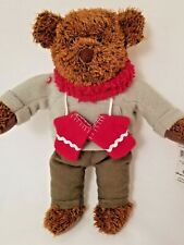 Hallmark Teddy Mittens TEDDY BEAR w/scarf and mittens 100th anniv 1902-2002 GIFT picture