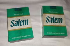 Vintage 1985 RJRTC Salem Menthol Cigarette Hard Plastic Pen Holders Lot of 2 picture