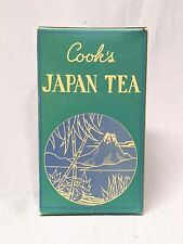 NOS Vintage Japan Tea Box Cook Coffee Co. Unused Unopened full General store picture
