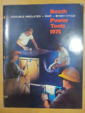 1975 Bosch POWER TOOLS Catalog  Impact Wrenches Drills Saws Hammers    54 pages picture