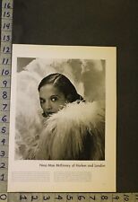 1934 NINA MAE MCKINNEY AFRICAN FILM STAR ACTRESS STAGE GARBO PHOTO INSERT 24680 picture