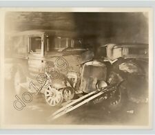 WRECKED CARS In NEW JERSEY Junkyard ACCIDENT Disasters Autos 1936 Press Photo picture