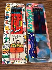 RARE 1993 & 1994 LOT OF PENTECH SHOCKERS & COOTIE BAIT PENCILS SEALED PACKS OF 5 picture