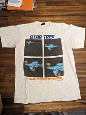 Vintage Enterprise Star Trek T-shirt 1991 Paramount Changes Tag L Rare picture