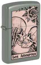 Zippo 48594, True Love Death Kiss Design, Sage Finish Lighter picture