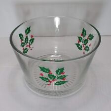 Vtg. Libbey Christmas Ice Bowl picture