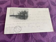 1903 Lakewood Point Paw Paw Lake Watervliet  MI UDB postcard picture