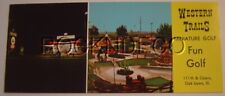 1968 Oak Lawn Western Trails Miniature Golf Drive-In Photo Card IL Restaurant picture