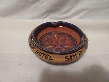 Vintage Hotel Samir Pottery Ashtray Mohammedia Handpainted by SAFI  picture