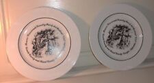2 1974 Powers' Crossroads Arts Festival Plates Signed Numbered Newnan Coweta GA picture