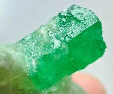 85 Carat Extra Ordinary Rare Top Green Emerald Huge Crystal On Matrix @PAK picture