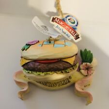 New Jim Shore Margaritaville Cheeseburger In Paradise Ornament RARE New In Box picture