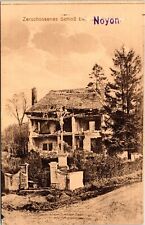 Zerschossenes Schlob Nyon Old House Black White Postcard Unposted Vintage DB picture