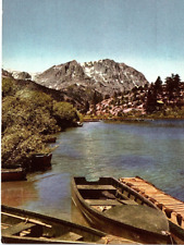 1950s JUNE LAKE CALIFORNIA HIGH SIERRAS UNION 76 GASOLINE AD POSTCARD P206 picture