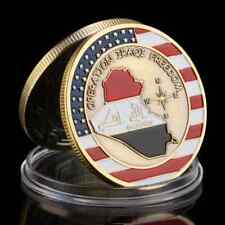 Iraq War Operation Iraqi Freedom Commemorative Challenge Coin Veteran Gift picture