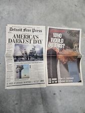Original 9/11 Front Pages picture