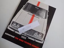 Original 1966 Toyota Corona Sales Brochure Very Cool  picture