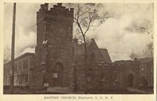 Postcard: Baptist Church Elmhurst, L.I., N.Y. Religions Black & White  picture