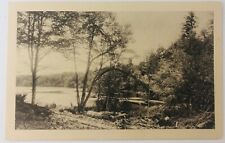 Vintage Country Pond Lake Scene RPPC Trees  picture