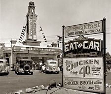 1930s LOS ANGELES DRIVE IN RESTAURANT Photo  (212-B) picture