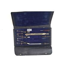 Vintage Drafting Tool Set Dietzgen National Drawing Instruments Universal W Case picture