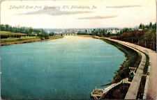 Schuylkill River Strawberry Hill Philadelphia Pennsylvania DB Postcard picture