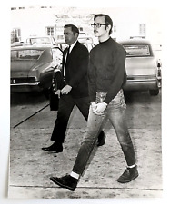 1969 Michael A Peparo Plane Hijacker Miami FL VTG Press Photo Walking To Trial picture