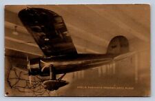 K1/ Interesting Postcard c1930s Amelia Earhart Airplane Lockheed Vega 386 picture