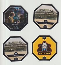 Star Wars The Force Awakens Lucasfilm Cards 16,15,15,09 Used picture