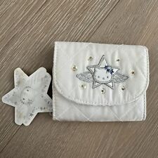 Sanrio 2000 Hello Kitty Silver Star Angel Wings Cardholder Photo Wallet Y2K Rare picture
