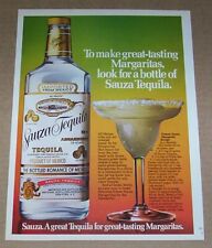 1985 print ad page - Sauza Tequila Mexico frozen margarita recipe Advertising picture