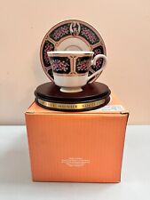VINTAGE 2004 AVON HONOR SOCIETY MRS. PFE ALBEE TEACUP SAUCER ORIG BOX picture