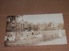 KNOXVILLE IL - 1913 REAL-PHOTO POSTCARD - ST. MARYS SCHOOL LADIES PLAYING TENNIS picture