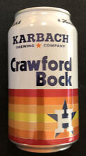 Karbach Brewing Company Crawford Bock Houston Astros Empty Beer Can picture