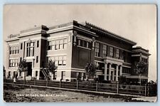 Gilbert Minnesota MN Postcard RPPC Photo High School Building Campus c1910's picture