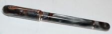 Authentic ALFRED DUNHILL SIDECAR Grey Red Swirls Resin Platinum Rollerball Pen picture