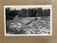 Postcard Antigo WI Wisconsin Dells On Wolf River Vintage PC picture