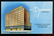 1956 Hotel Dyckman (demolished) Minneapolis Minnesota Vintage Postcard M1207 picture