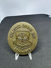Enlist Dining out Military Airlift Command May 23, 1988 Challenge Coin B27 picture