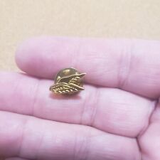 Bird Wings Gold Tone Lapel Pin picture