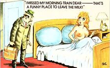 Vintage 60's-80's Adult Humor Comic. I Missed My Morning Train PCB-2G picture